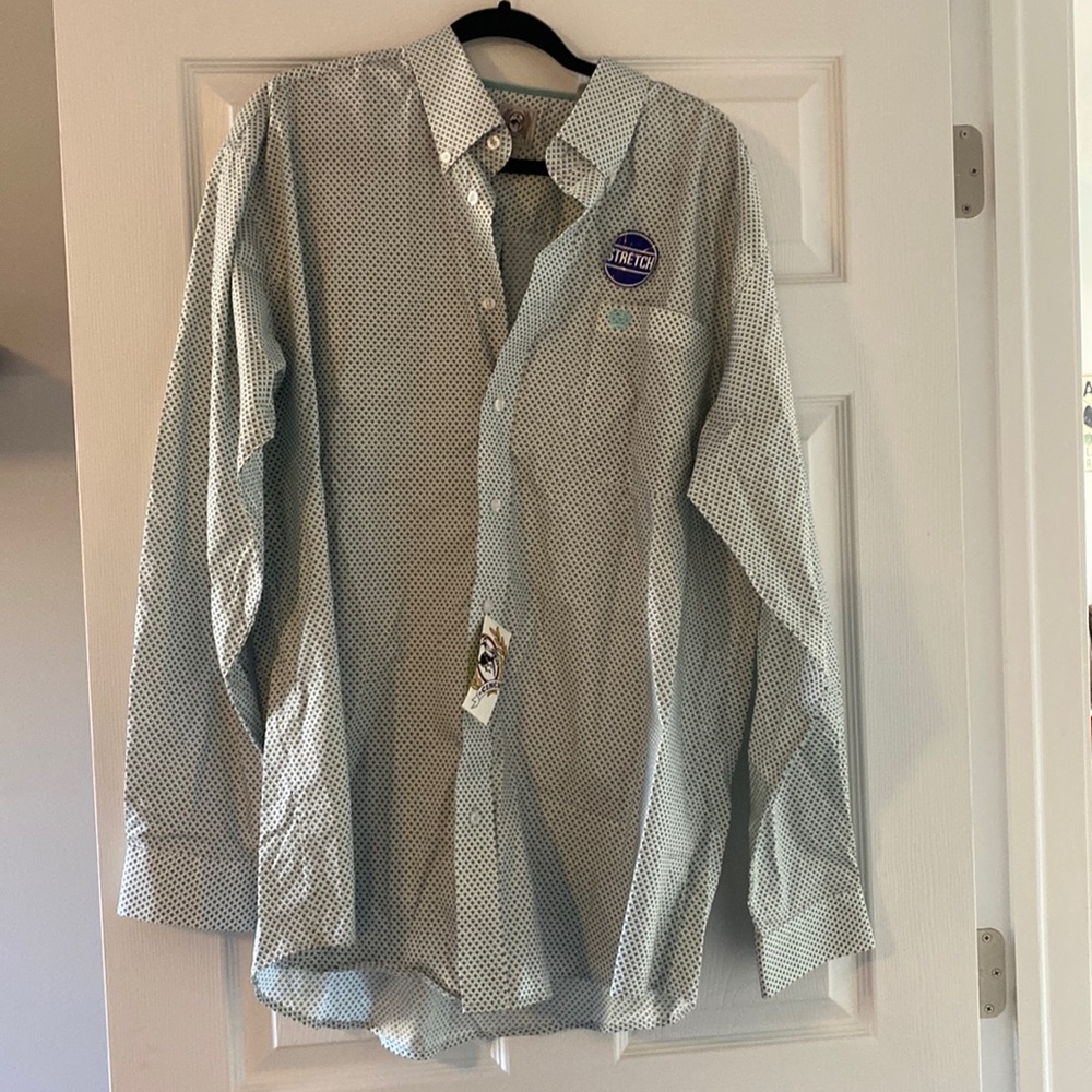 Cinch long sleeve button down